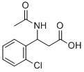 3-乙酰基氨基-3-(2-氯-苯基)-丙酸结构式_886363-75-3结构式