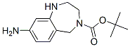 8-氨基-1,2,3,5-四氢-4H-1,4-苯并二氮杂烷-4-羧酸-1,1-二甲基乙酯结构式_886363-80-0结构式