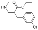 3-氯-alpha-[(甲基氨基)甲基]-苯丙酸乙酯结构式_886366-08-1结构式