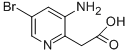 (3-氨基-5-溴吡啶-2-基)乙酸结构式_886373-11-1结构式