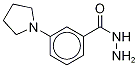 3-(1-吡咯烷)苯甲酸 肼结构式_886494-61-7结构式