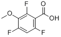 3-甲氧基-2,4,6-三氟苯甲酸结构式_886499-94-1结构式
