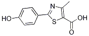 2-(4-羟基苯基)-4-甲基-5-噻唑羧酸结构式_886501-78-6结构式