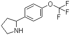 2-(4-Trifluoromethoxyphenyl)pyrrolidine Structure,886502-92-7Structure
