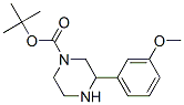 3-(3-Methoxy-phenyl)-piperazine-1-carboxylic acid tert-butyl ester Structure,886768-09-8Structure