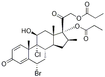 6alpha-溴倍氯米松二丙酸酯结构式_887130-69-0结构式