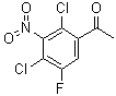 1-(2,4-Dichloro-5-fluoro-3-nitrophenyl)ethanone Structure,887267-36-9Structure
