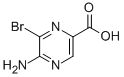 2-氨基-3-溴吡嗪-5-羧酸结构式_887352-34-3结构式