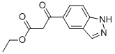 3-(1H-吲唑-5-基)-3-氧代丙酸乙酯结构式_887411-61-2结构式