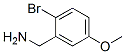 2-溴-5-甲氧基苄胺结构式_887581-09-1结构式