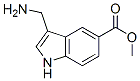 3-氨甲基-1H-吲哚-5-羧酸甲酯结构式_887582-73-2结构式