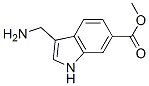 3-氨基甲基-1H-吲哚-6-羧酸甲酯结构式_887582-81-2结构式