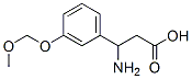 3-氨基-3-(3-甲氧基甲氧基苯基)-丙酸结构式_887583-86-0结构式