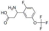 3-氨基-3-(2-氟-5-三氟甲氧基苯基)-丙酸结构式_887583-98-4结构式