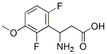 3-氨基-3-(2,6-二氟-3-甲氧基苯基)-丙酸结构式_887584-05-6结构式
