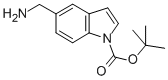 5-氨基甲基吲哚-1-羧酸叔丁酯结构式_887584-14-7结构式