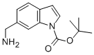 6-氨基甲基-吲哚-1-羧酸叔丁酯结构式_887584-21-6结构式