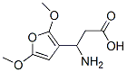 3-氨基-3-(2,5-二甲氧基-3-呋喃)-丙酸结构式_887584-93-2结构式
