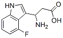 3-氨基-3-(4-氟-3-吲哚)-丙酸结构式_887586-26-7结构式