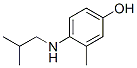 4-(2-Methyl-propylamino)-3-methyl-phenol Structure,887587-87-3Structure
