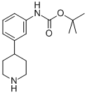 (3-哌啶-4-苯基)-氨基甲酸叔丁酯结构式_887589-53-9结构式