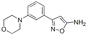 3-(3-Morpholin-4-yl-phenyl)-isoxazol-5-ylamine Structure,887591-31-3Structure