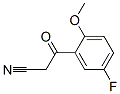 2-氰基-1-(5-氟-2-甲氧基苯基)-乙酮结构式_887591-34-6结构式