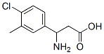 3-氨基-3-(4-氯-3-甲基苯基)-丙酸结构式_887594-50-5结构式