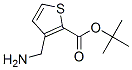 3-氨基甲基噻吩-2-羧酸叔丁酯结构式_887594-90-3结构式
