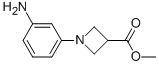 1-(3-氨基苯基)-氮杂丁烷-3-羧酸甲酯结构式_887595-89-3结构式