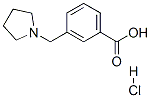 3-(1-Pyrrolidylmethyl)benzoic Acid Hydrochloride Structure,887922-93-2Structure