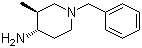 反式-3-甲基-1-(苯基甲基)-4-哌啶胺结构式_88915-33-7结构式