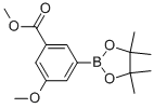 3-Methoxy-5-(methoxycarbonyl)phenylboronic acid, pinacol ester Structure,889654-06-2Structure