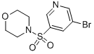 4-(5-溴吡啶-3-磺酰基)吗啉结构式_889676-35-1结构式