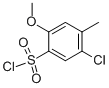 5-Chloro-2-methoxy-4-methylbenzenesulfonyl chloride Structure,889939-48-4Structure