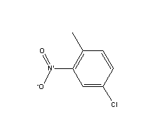 4-氯-2-硝基甲苯结构式_89-59-8结构式