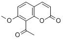 8-乙酰基-7-甲氧基香豆素结构式_89019-07-8结构式