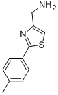(2-对甲苯-4-噻唑)甲胺结构式_89152-86-3结构式