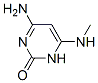 4-氨基-6-(甲基氨基)嘧啶-2(1H)-酮结构式_89181-82-8结构式