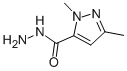 2,5-Dimethyl-2H-pyrazole-3-carboxylic acidhydrazide Structure,89187-40-6Structure