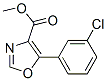 Methyl 5-(3-chlorophenyl)oxazole-4-carboxylate Structure,89204-92-2Structure