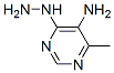 (7CI)-5-氨基-4-肼基-6-甲基嘧啶结构式_89211-54-1结构式