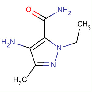 4-氨基-1-乙基-3-甲基-1H-吡唑-5-羧酰胺结构式_89239-62-3结构式