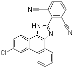 2-(9-氯-1H-菲酚[9,10-d]咪唑-2-基)-1,3-苯二甲腈结构式_892549-43-8结构式
