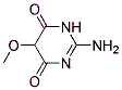 2-氨基-5-甲氧基-4,6(1h,5h)-嘧啶二酮结构式_89280-05-7结构式
