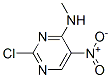 2-氯-N-甲基-5-硝基-4-氨基嘧啶结构式_89283-49-8结构式