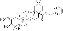 (3beta)-3-Hydroxy-2-(hydroxyimino)olean-12-en-28-oic acid phenylmethyl ester Structure,892869-55-5Structure