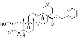 (2Z)-2-(Hydroxymethylene)-3-oxoolean-12-en-28-oic acid phenylmethyl ester Structure,892869-59-9Structure