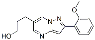 3-[2-(2-甲氧基苯基)-吡唑并[1,5-a]嘧啶]-丙烷-1-醇结构式_893613-25-7结构式