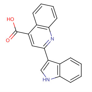 2-Indol-3-yl-quinoline-4-carboxylic acid Structure,89391-04-8Structure